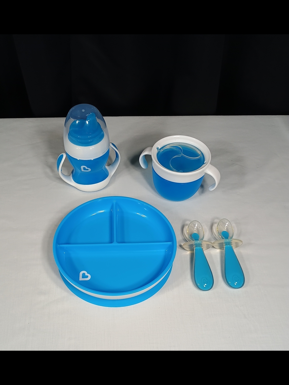 Munchkin Bundle - Toddler Cup, Plate, Snack Cup & Spoons